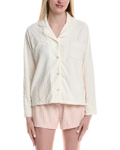 Pj Salvage Cable Knit Top In Neutral