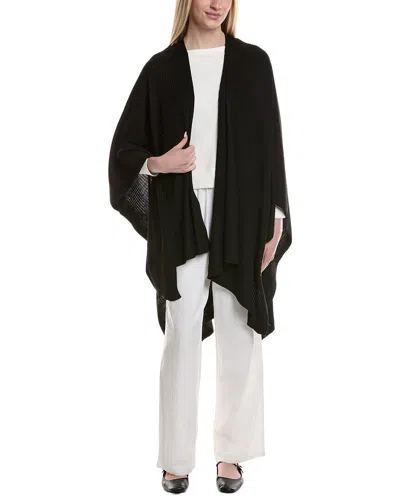 Pj Salvage Cashmere-blend Jet Set Wrap In Black