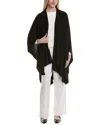 Pj Salvage Cashmere-blend Jet Set Wrap In Black