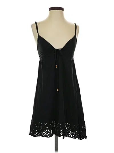 Pre-owned Pj Salvage Casual Dress In Black