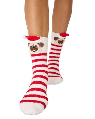 Pj Salvage Christmas Socks In Ivory