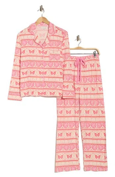 Pj Salvage Cloud Jersey Pajamas In Multi