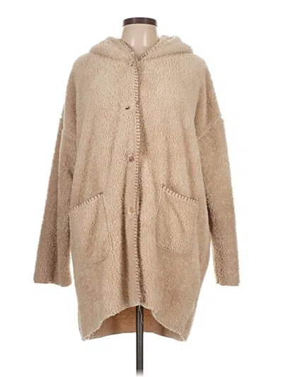 Pre-owned Pj Salvage Coat In Brown