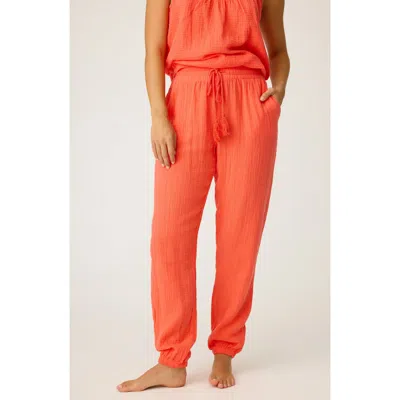 Pj Salvage Copacabana Cotton Gauze Lounge Joggers