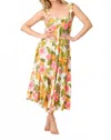 Pj Salvage Copacabana Print Gauze Nightgown In Green