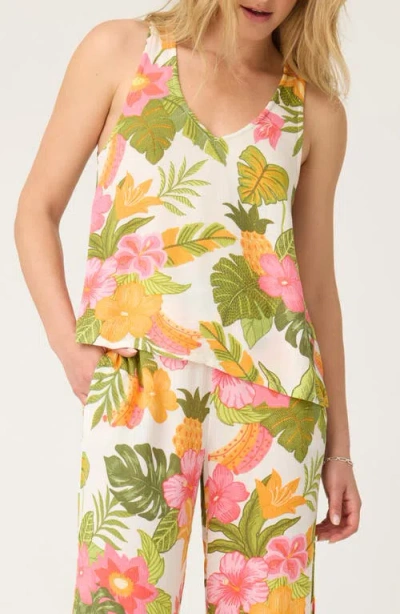 Pj Salvage Copacabana Print Gauze Sleep Tank