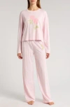 Pj Salvage Cotton & Modal Pajamas In Blush