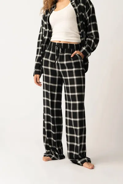 Pj Salvage Cozy & Chic Pants In Black