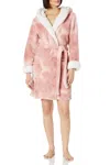 PJ SALVAGE COZY WRAP ROBE IN DUSTY ROSE