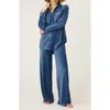 Pj Salvage Craving Corduroy Pajamas In Blue