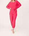 Pj Salvage Day Dream Modal Lounge Set In Ruby Red In Pink