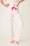 Pj Salvage Day Dreams Heart Pajama Pant In Ivory In White
