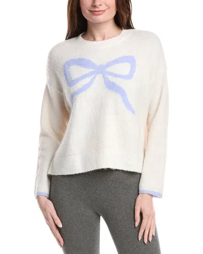 Pj Salvage English Rose Sweater In White