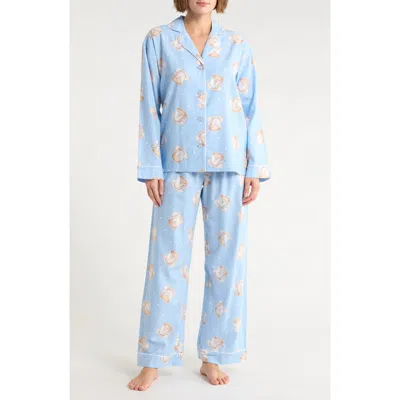 Pj Salvage Flannel Pajamas In Blue