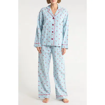 Pj Salvage Flannel Pajamas In Blue