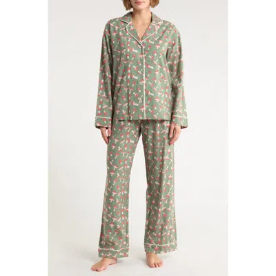 Pj Salvage Flannel Pajamas In Green