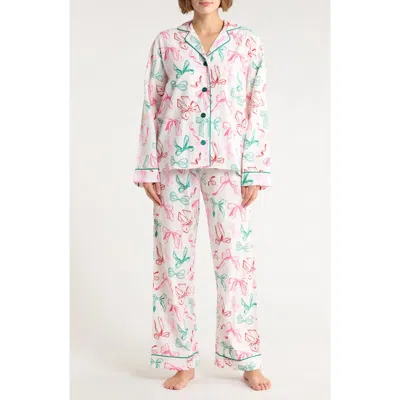 Pj Salvage Flannel Pajamas In White