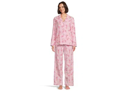 Pj Salvage Flannel Pj Set With Headband In Pink