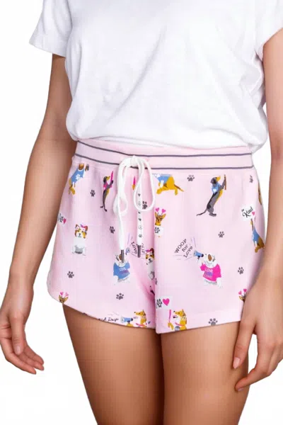 Pj Salvage For Love Short In Blush Woof In Pink
