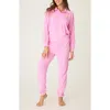 Pj Salvage French Terry Pajamas In Bubblegum