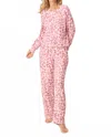 Pj Salvage Full Of Love Pajama Set In Blush In Pink