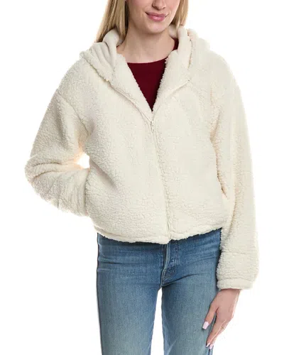 Pj Salvage Fuzzy Hoodie In Neutral