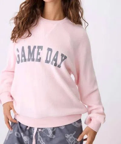 Pj Salvage Game Day Sweater In Pink