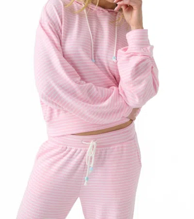 Pj Salvage Happy Days Hoodie In Pink
