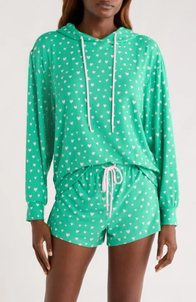 Pj Salvage Hooded Short Pajamas