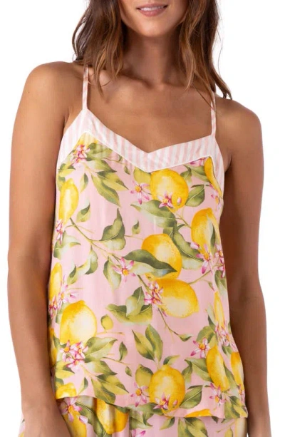 Pj Salvage In Bloom Camisole In Lemon