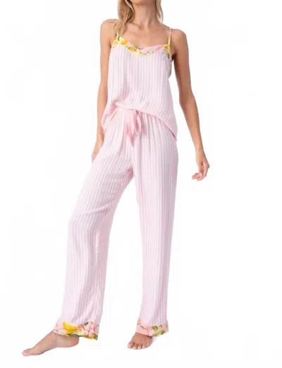 Pj Salvage In Full Bloom Pants In Pink