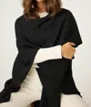 Pj Salvage Jet Set Luxe Rib Wrap In Black001 In Multi