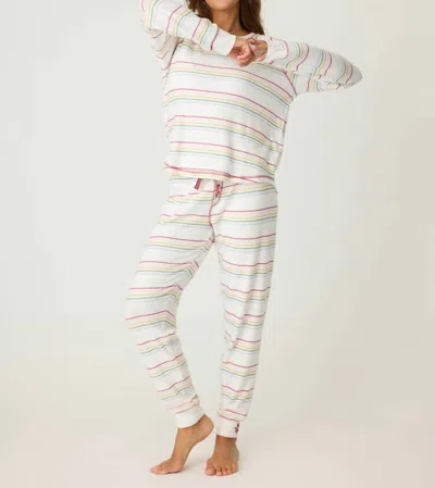 Pj Salvage Joy To The World Pajama Set In Multi