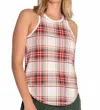 Pj Salvage Joyful Spirits Tank Top And Short Set In Fun Plaid In Multi