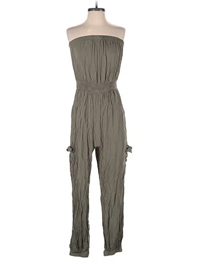 Pre-owned Pj Salvage Jumpsuit In Gray