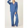 Pj Salvage La Rose Jersey Pajamas In Blue