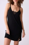 Pj Salvage Lacey Basics Chemise In Black