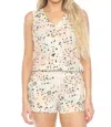Pj Salvage Lavish Nights Lounge Tank Top In Orange Crush In Neutral