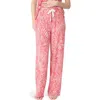 Pj Salvage Lazy Days Pajama Pants In Deep Rose
