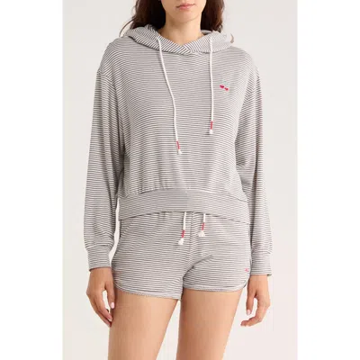Pj Salvage Life Is Sweet Sleep Hoodie In Gray