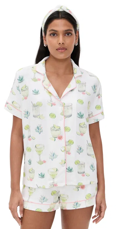 Pj Salvage Limes & Sunshine 3-piece Pj Set Ivory