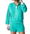 Pj Salvage Live In Color Hoodie In Sea Green