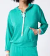 Pj Salvage Live In Color Hoodie In Sea Green In Multi