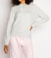 Pj Salvage Live Life Gratefully Hoodie In Light Grey In Grey