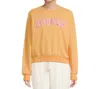 Pj Salvage Long Sleeve Mimosa Me Sweater In Orange Crush In Orange
