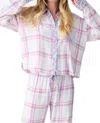 Pj Salvage Long Sleeve Seeing Stripes Top In Ivory In White