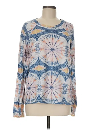 Pre-owned Pj Salvage Long Sleeve T-shirt In Blue