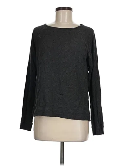 Pre-owned Pj Salvage Long Sleeve T-shirt In Gray