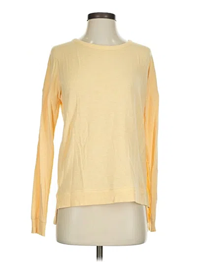 Pre-owned Pj Salvage Long Sleeve T-shirt In Yellow
