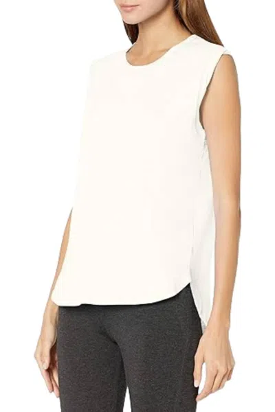 Pj Salvage Loungewear Back To Basics Tank Top In Ivory In White